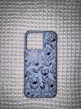 Light Blue Floral Phone Case